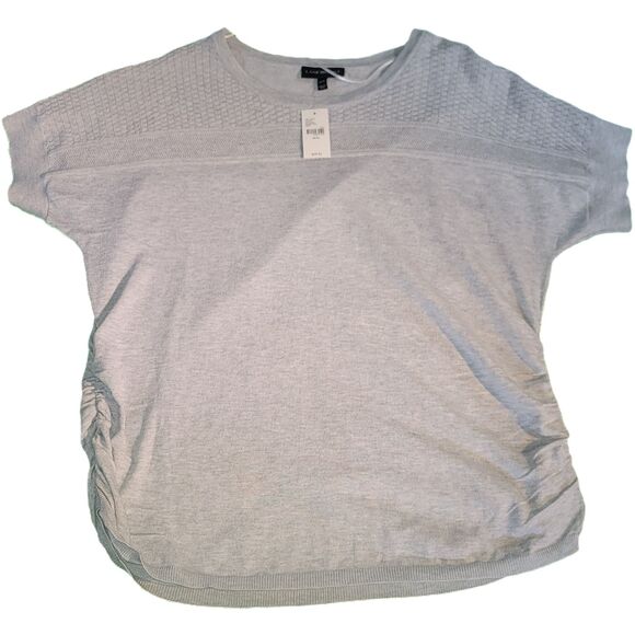 Lane Bryant NWT Stone Gray Short Sleeve Tee - Picture 1 of 6